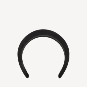 Holli-Stirnband für Damen in Schwarz/Glänzendem Silber