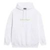 Hoodie mit Copyright-Logo-Aufdruck, mittlere Passform, „White“ 578135TIV559152
