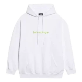 Hoodie mit Copyright-Logo-Aufdruck, mittlere Passform, „White“ 578135TIV559152