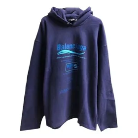 Hoodie mit „Dry Cleaning“-Logo „Blue“ 661711TKVF