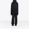 Hoodie mit gesticktem BB-Wappen „Black“ 620973TKV721069