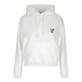 Hoodie mit Koala-Stickerei, Weiß 612959TIVD29000