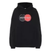 Hoodie mit lockerem Schnitt, Sport, Schwarz 620947TIV801000