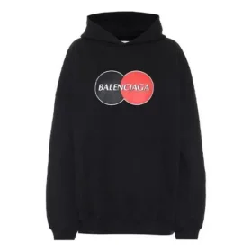 Hoodie mit lockerem Schnitt, Sport, Schwarz 620947TIV801000