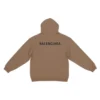 Hoodie mit Logo auf dem Rücken, Regular Fit „Brown“ 600583TMVF57761