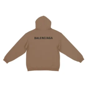 Hoodie mit Logo auf dem Rücken, Regular Fit „Brown“ 600583TMVF57761
