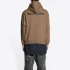 Hoodie mit Logo auf dem Rücken, Regular Fit „Brown“ 600583TMVF57761