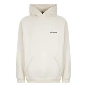 Hoodie mit Logo auf dem Rücken, Regular Fit „Off White“ 600583TMVF5-9069