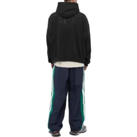 Hoodie mit Logo auf dem Rücken „Schwarz“ 674986TLV971069