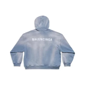 Hoodie mit Rückenprint „Blue“ 767877TPVK24313