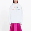 Hoodie mit Regenbogen-Logo, Weiß 570798TEV509044