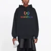 Hoodie mit Stickerei, schwarz 570798TEV501000