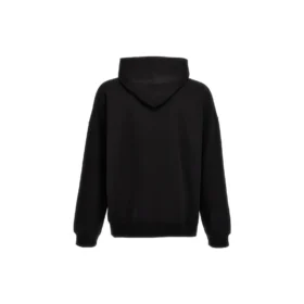 Hoodie mit umgekehrtem Logo „Schwarz“ 674986TNVR31070