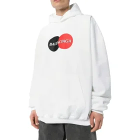Hoodie mit Uniform-Logo-Print „Weiß“ 620973TIV809000