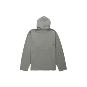 Hoodie mit verschwommenem Logo im Distress-Look „Grey“ 661711TKVD68174