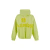 Hoodie mit zerrissenen Taschen im Tape Type-Stil, Oversize „Fluo Yellow“ 744441TOVB17204