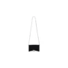 Hourglass Velvet Jersey Geldbörse an Kette „Schwarz“ 6560502AAPT1000
