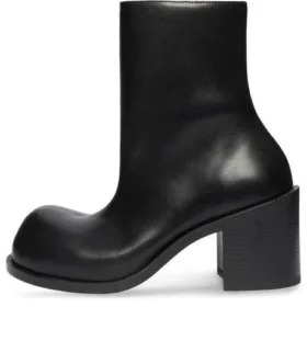 Hummer 90-mm-Stiefeletten „Schwarzes Leder“ 712843WBDO01000