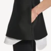 Hybrid-Hemdkleid für Damen in Schwarz Hybrid-Hemdkleid für Damen in Schwarz