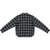 Hybrid-Shirt mit V-Ausschnitt „Anthrazit Schwarz Weiß“ 704271T41301163