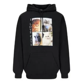 „I Love Cats“-Hoodie „Black“ 570811TJVG91000