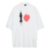 I Love T-Shirt Large Fit „Weiß“ 744439TOVH39081
