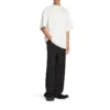 „Je t’aime“-T-Shirt, Large-Passform „Weiß“ 744439TOVM79079