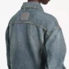 Kick-Denim-Jacke für Damen in schmutzigem Vintage-Blau Kick-Denim-Jacke für Damen in schmutzigem Vintage-Blau