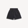 Kinder – Jogging-Shorts in Schwarz, verwaschen