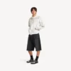 Klassischer Herren-Hoodie mit Reißverschluss in Weiß Klassischer Herren-Hoodie mit Reißverschluss in Weiß