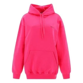 Klassischer Logo-Hoodie in schlichter Farbgebung, minimalistisch, rosa 570798THV775630