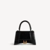 Kleine Damenhandtasche in Hourglass-Form in Schwarz Kleine Damenhandtasche in Hourglass-Form in Schwarz
