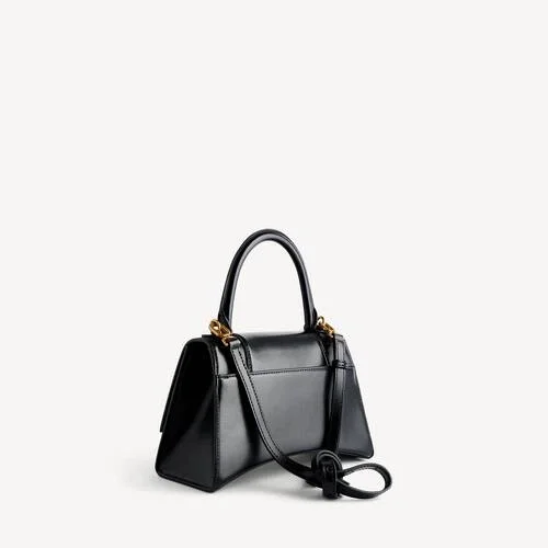 Kleine Damenhandtasche in Hourglass-Form in Schwarz Kleine Damenhandtasche in Hourglass-Form in Schwarz