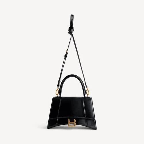 Kleine Damenhandtasche in Hourglass-Form in Schwarz Kleine Damenhandtasche in Hourglass-Form in Schwarz