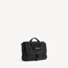 Kleine Herren-Messenger-Tasche im Army-Stil in Schwarz Kleine Herren-Messenger-Tasche im Army-Stil in Schwarz