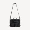 Kleine Herren-Messenger-Tasche im Army-Stil in Schwarz Kleine Herren-Messenger-Tasche im Army-Stil in Schwarz
