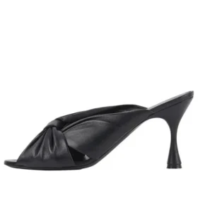 Kleine High Heels, schwarze Slipper 617574WA2M01000