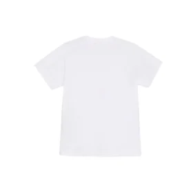 Kleines Alphabet-Logo, locker sitzend, kurze Ärmel, weiß 556104TYK289000