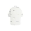 Kurzarm-Shirt mit durchgehendem Logo „White Black“ 681702TOL659040
