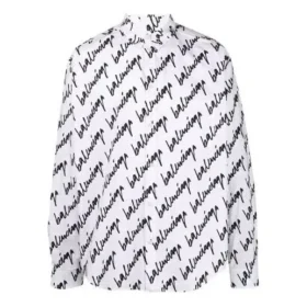 Kurzarm-Shirt mit Scribble-Logo, Large-Fit „Weiß“ 662983TLLJ49040