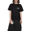 Kurzarm-T-Shirt mit Political Campaign-Logo „Schwarz“ 612964TKVJ11070