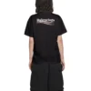 Kurzarm-T-Shirt mit Political Campaign-Logo „Schwarz“ 612964TKVJ11070
