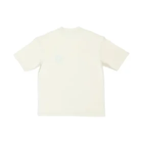 Kurzarm-T-Shirt mit Scissor-Crest-Logo „Cream“ 612966TMVA29069