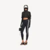 Kurze Techwear-Jacke für Damen in Schwarz Kurze Techwear-Jacke für Damen in Schwarz
