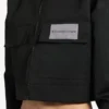 Kurze Trainingsjacke für Damen in Schwarz Kurze Trainingsjacke für Damen in Schwarz
