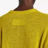 Kurzes Damen-Shirt mit Rundhalsausschnitt in Dunkelgelb Kurzes Damen-Shirt mit Rundhalsausschnitt in Dunkelgelb