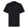 Langarm-T-Shirt mit verlängertem Rückensaum, Boxy-Fit „Schwarz“ 681045TLVH91070