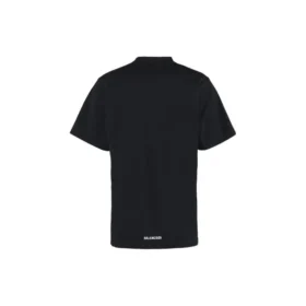 Langarm-T-Shirt mit verlängertem Rückensaum, Boxy-Fit „Schwarz“ 681045TLVH91070