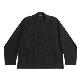Langarmhemd, mittlere Passform „Black“ 658844TEM161000