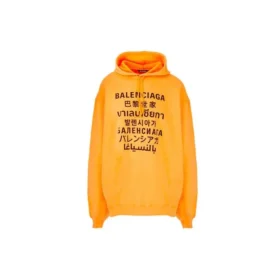 Languages Logo-Hoodie „Orange Black“ 641679TJVI67513